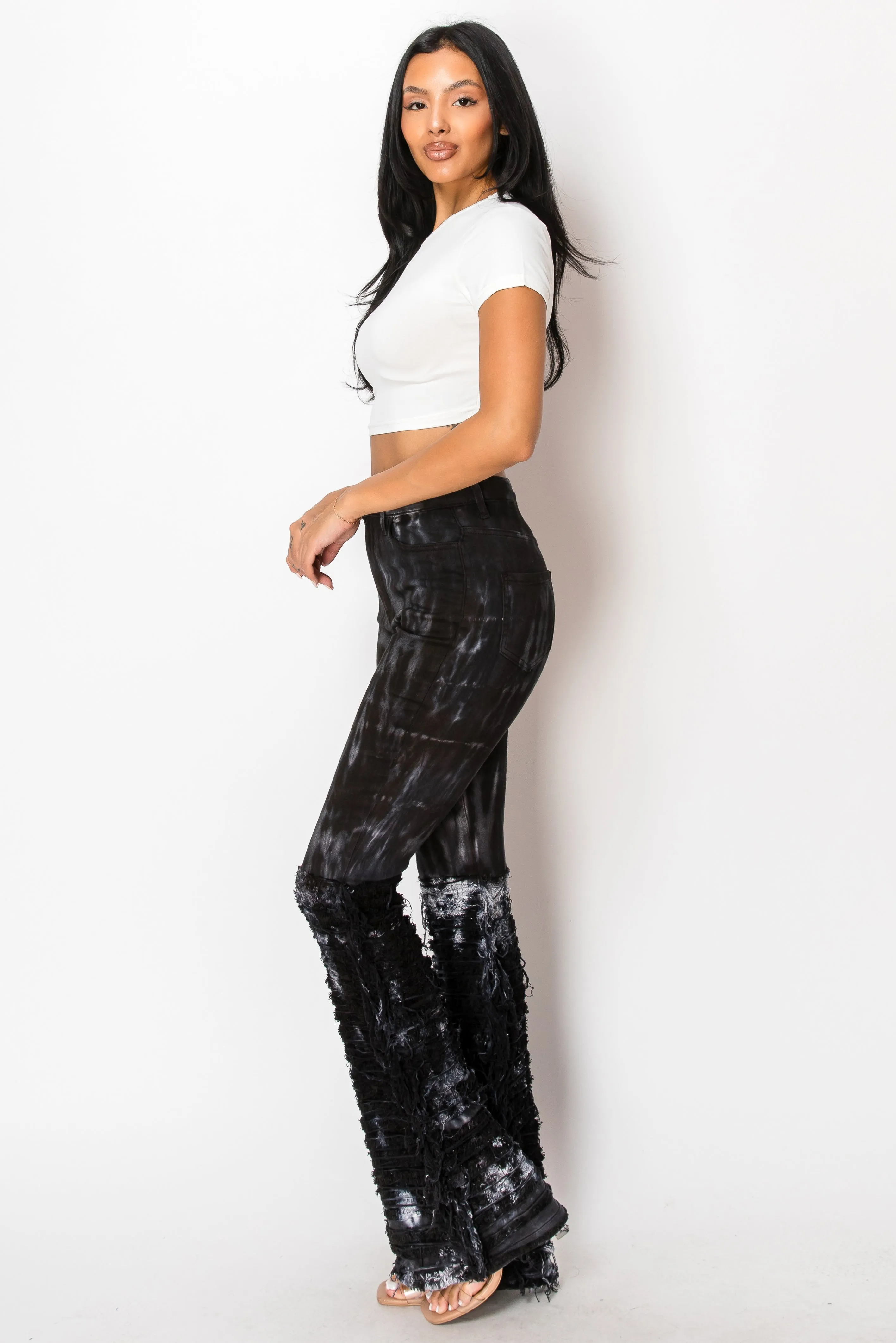 2169 High Rise Skinny Flare Tie Dye Jeans