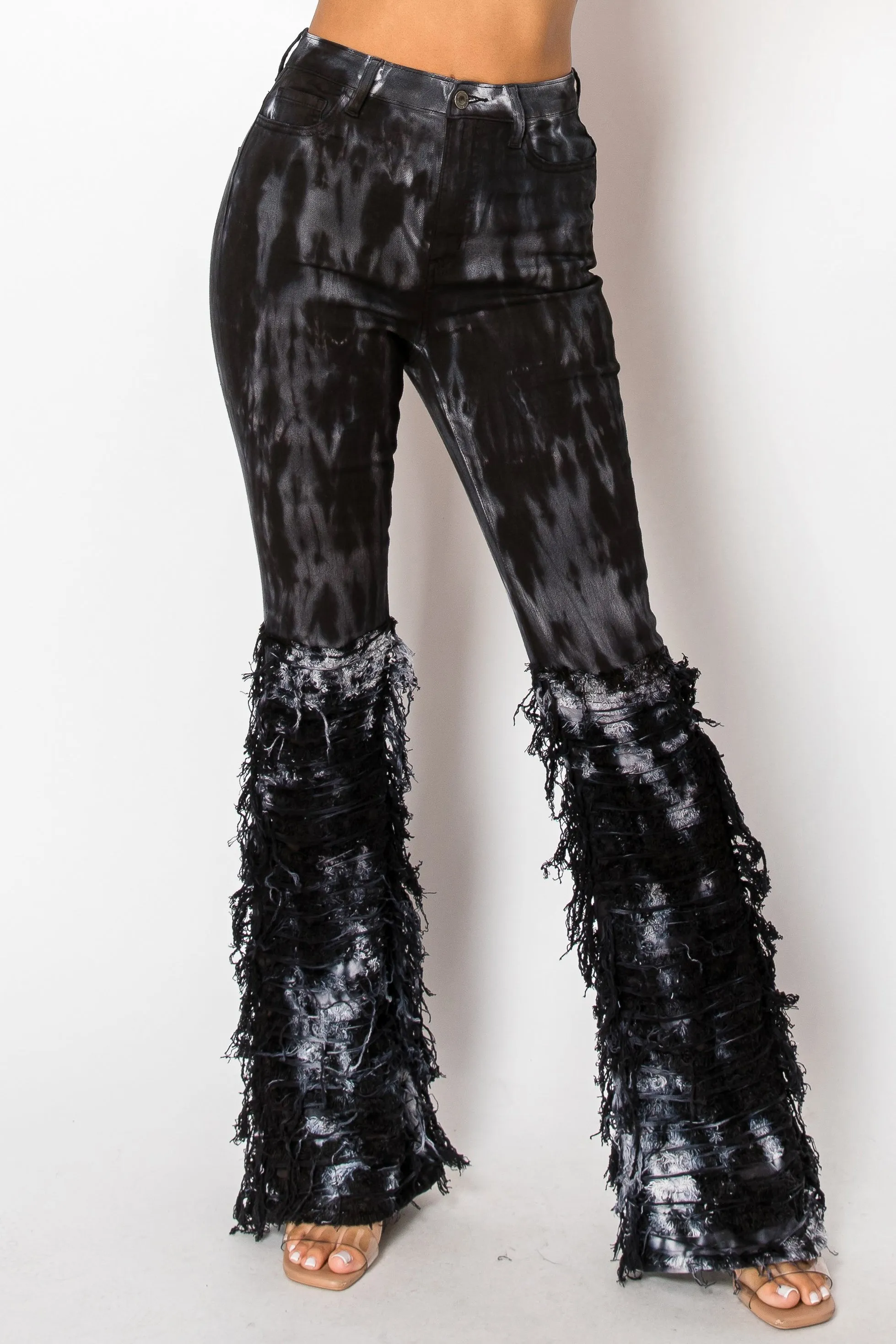 2169 High Rise Skinny Flare Tie Dye Jeans