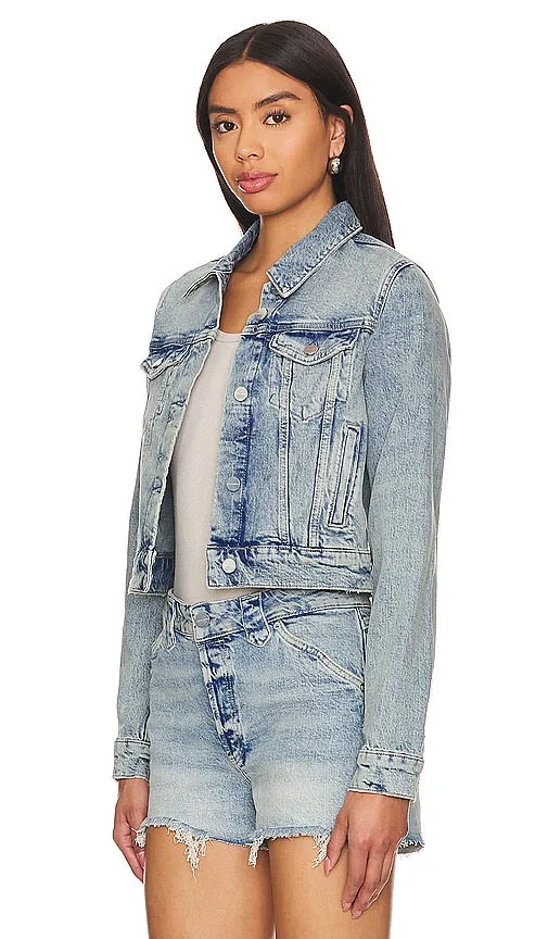 ALLSAINTS Juno Denim Jacket in Blue