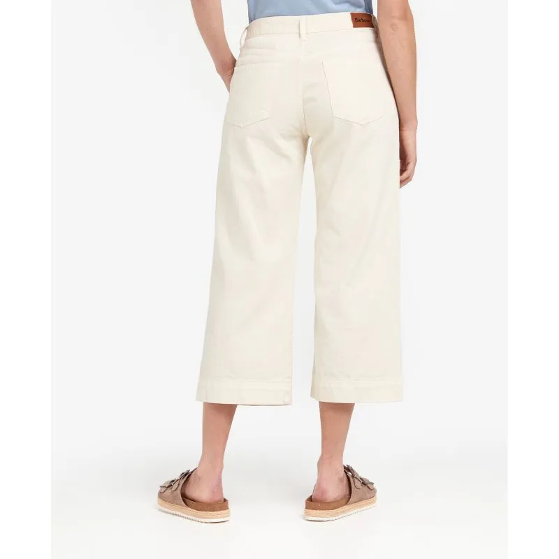 Barbour Southport Ladies Cropped Jean - Ecru