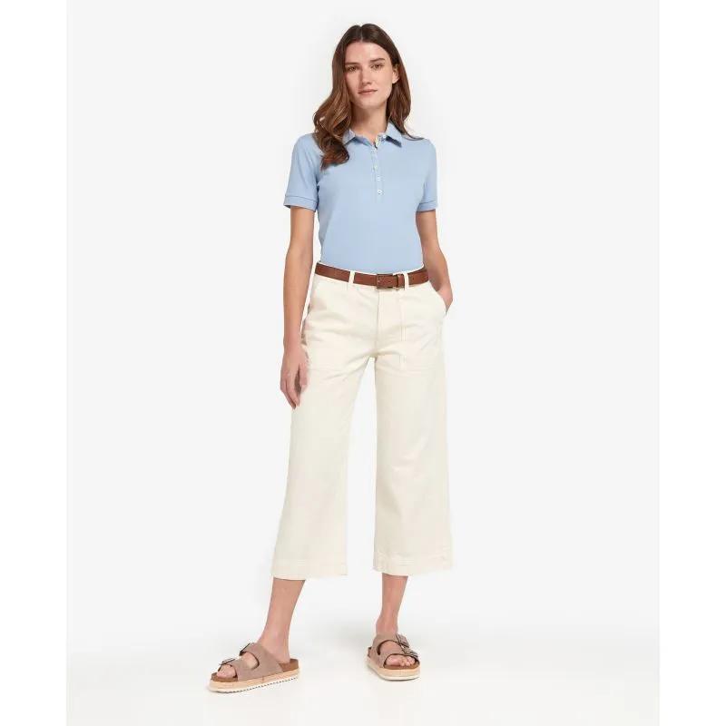 Barbour Southport Ladies Cropped Jean - Ecru