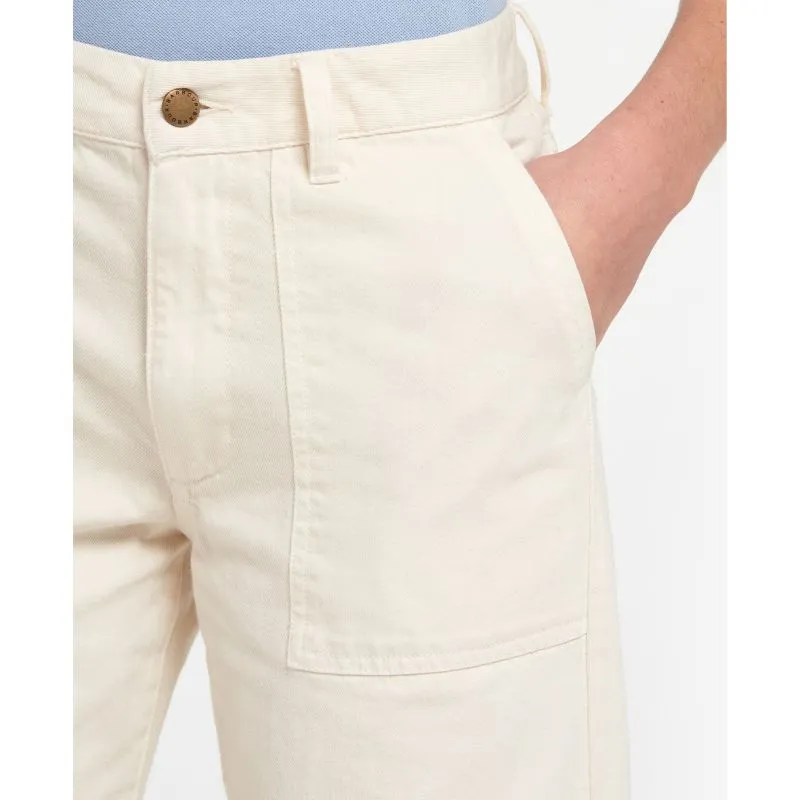 Barbour Southport Ladies Cropped Jean - Ecru