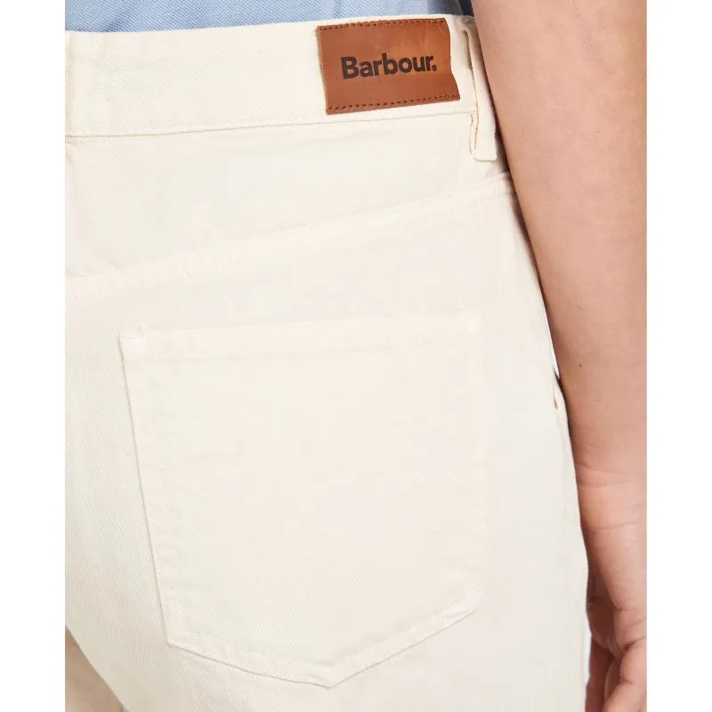 Barbour Southport Ladies Cropped Jean - Ecru