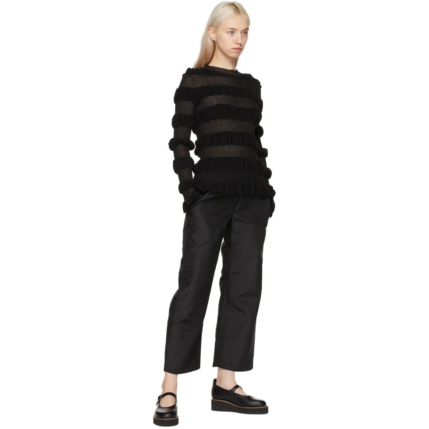 Cecilie Bahnsen Black Amber Trousers