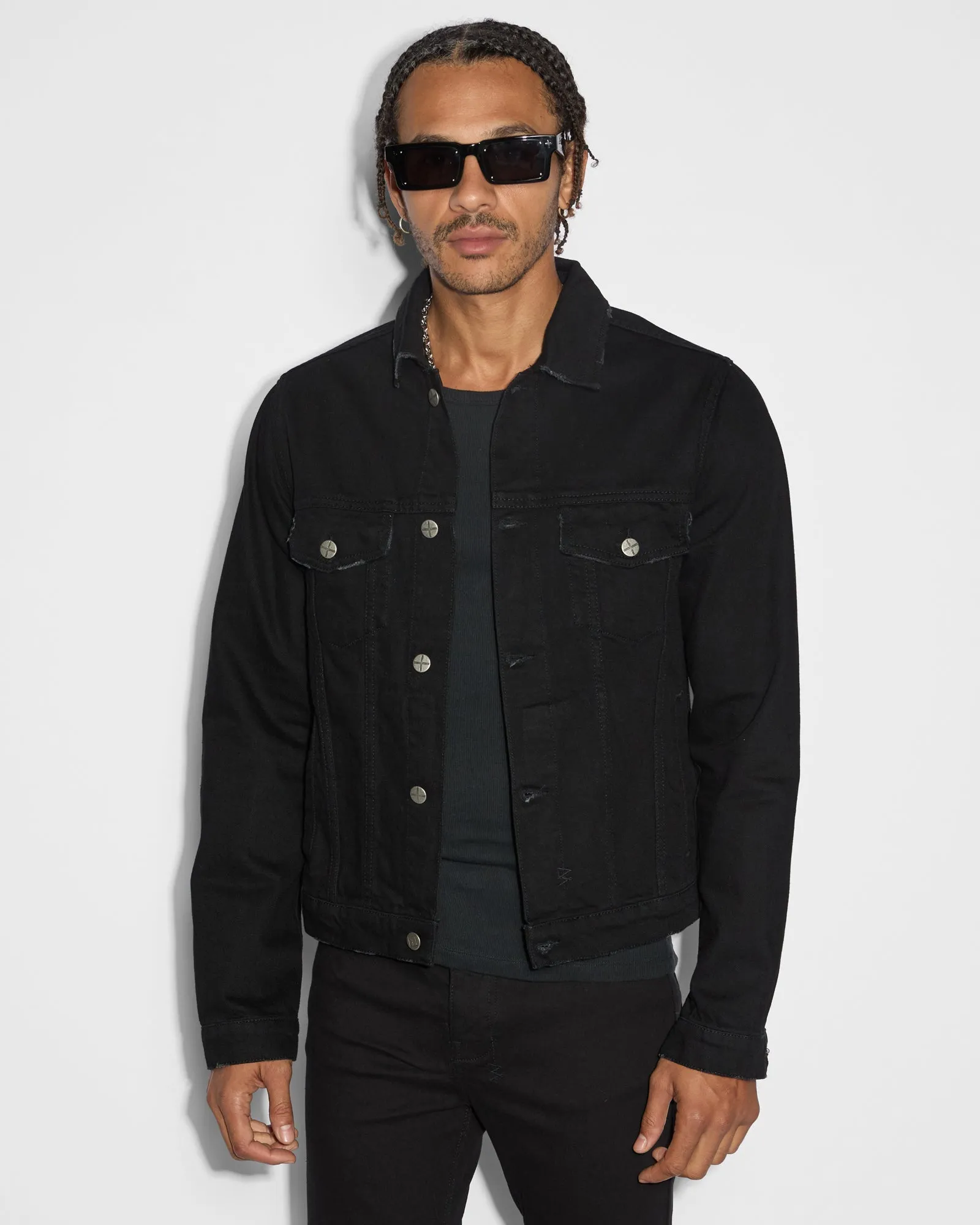 CLASSIC JACKET LAID BLACK