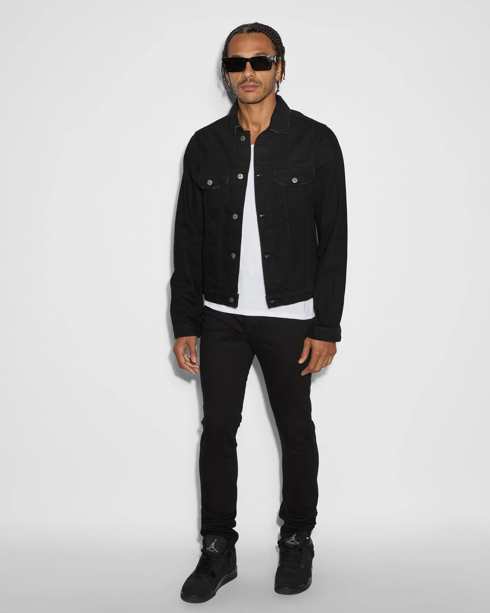 CLASSIC JACKET LAID BLACK