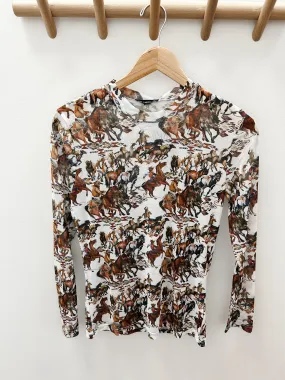 Cowgirl Mesh Top