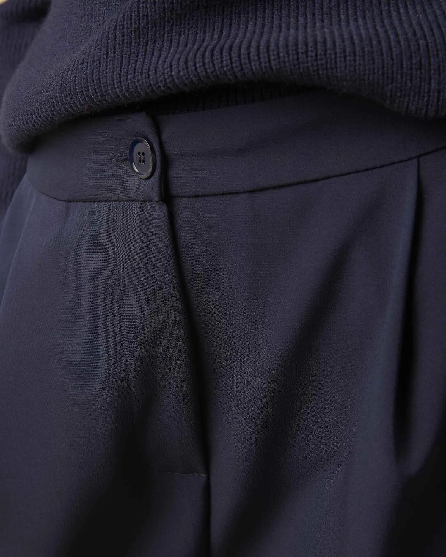 Cropped penced trousers