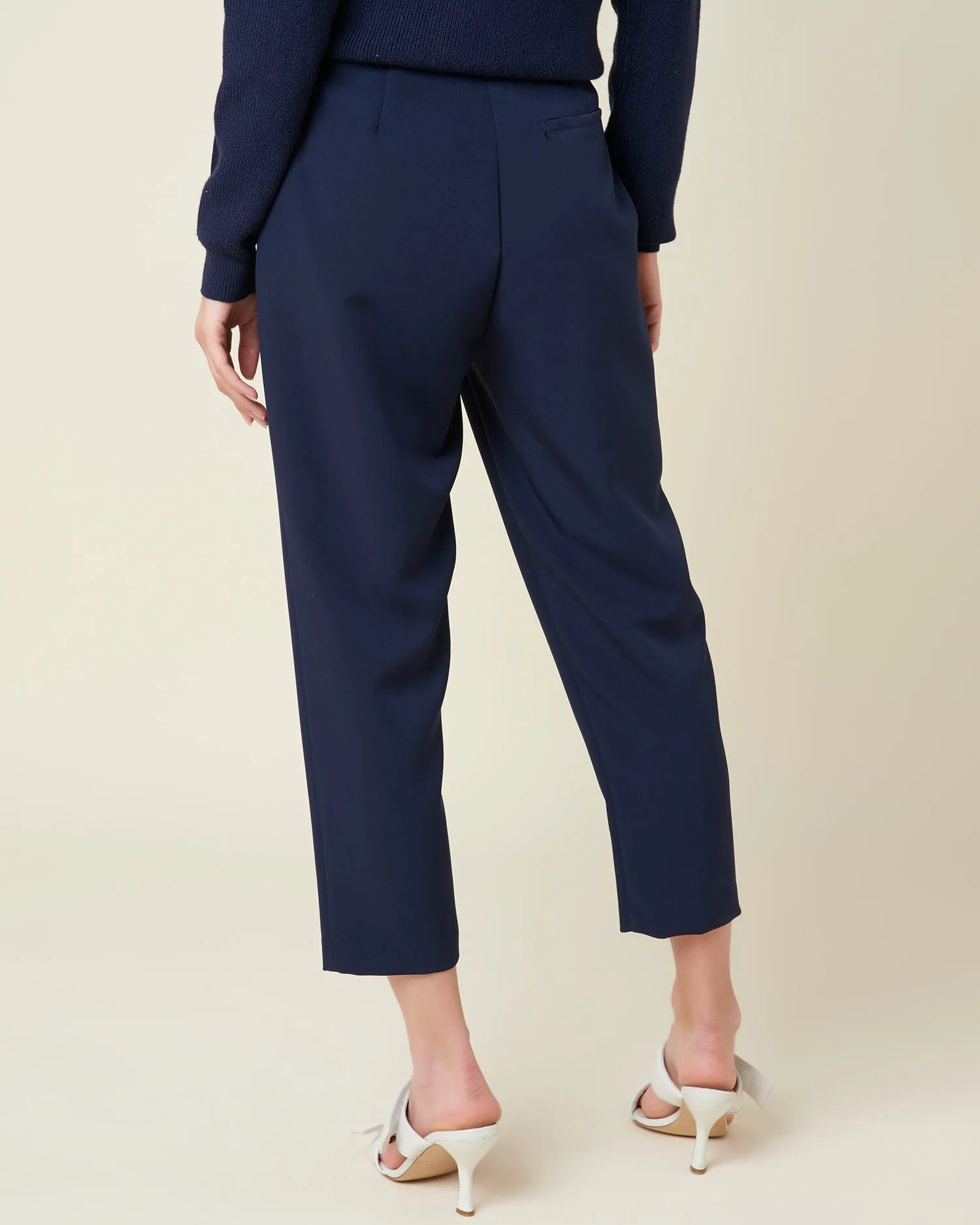 Cropped penced trousers