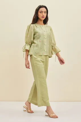 Floral Embroidered Co-ord Set