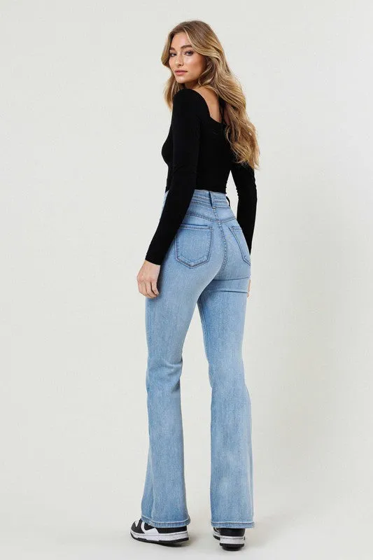High Waisted Flare Jeans