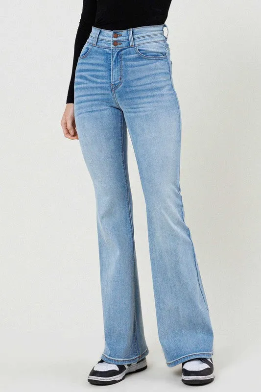 High Waisted Flare Jeans