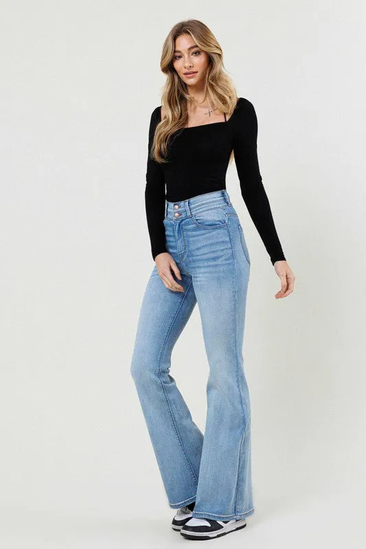 High Waisted Flare Jeans