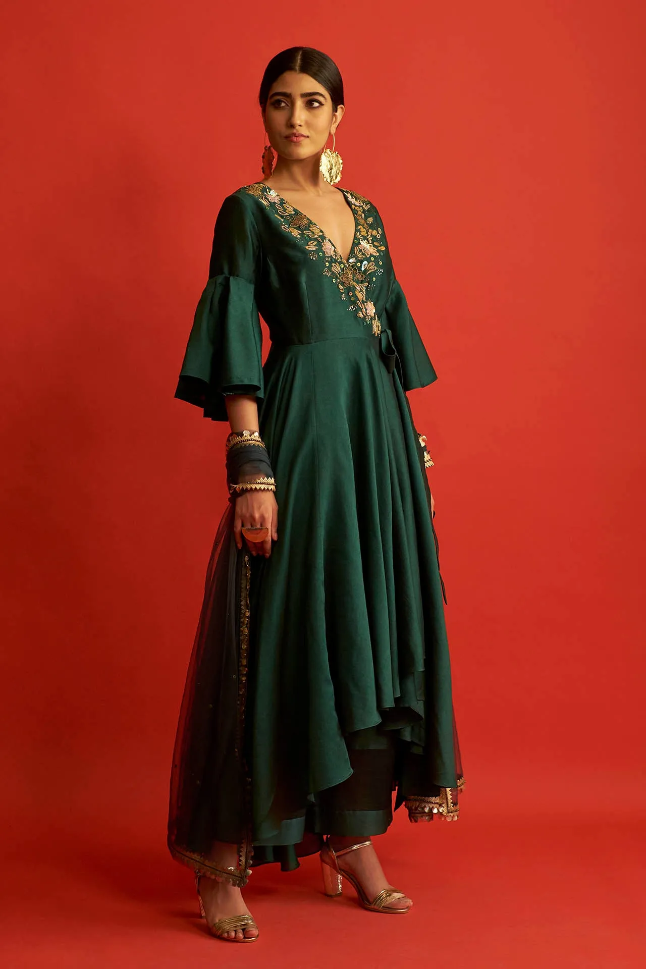 Layered Angrakha Set