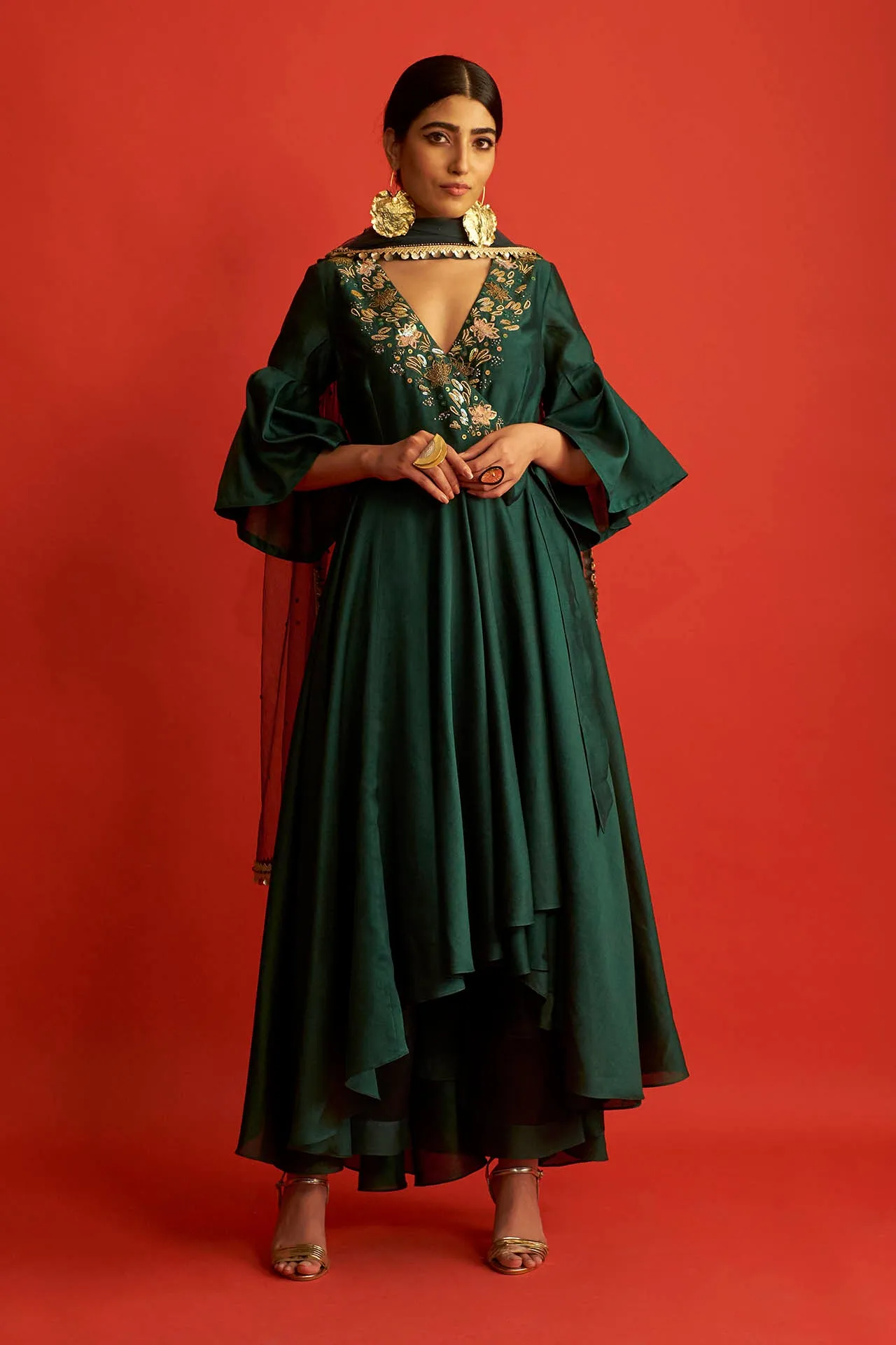 Layered Angrakha Set