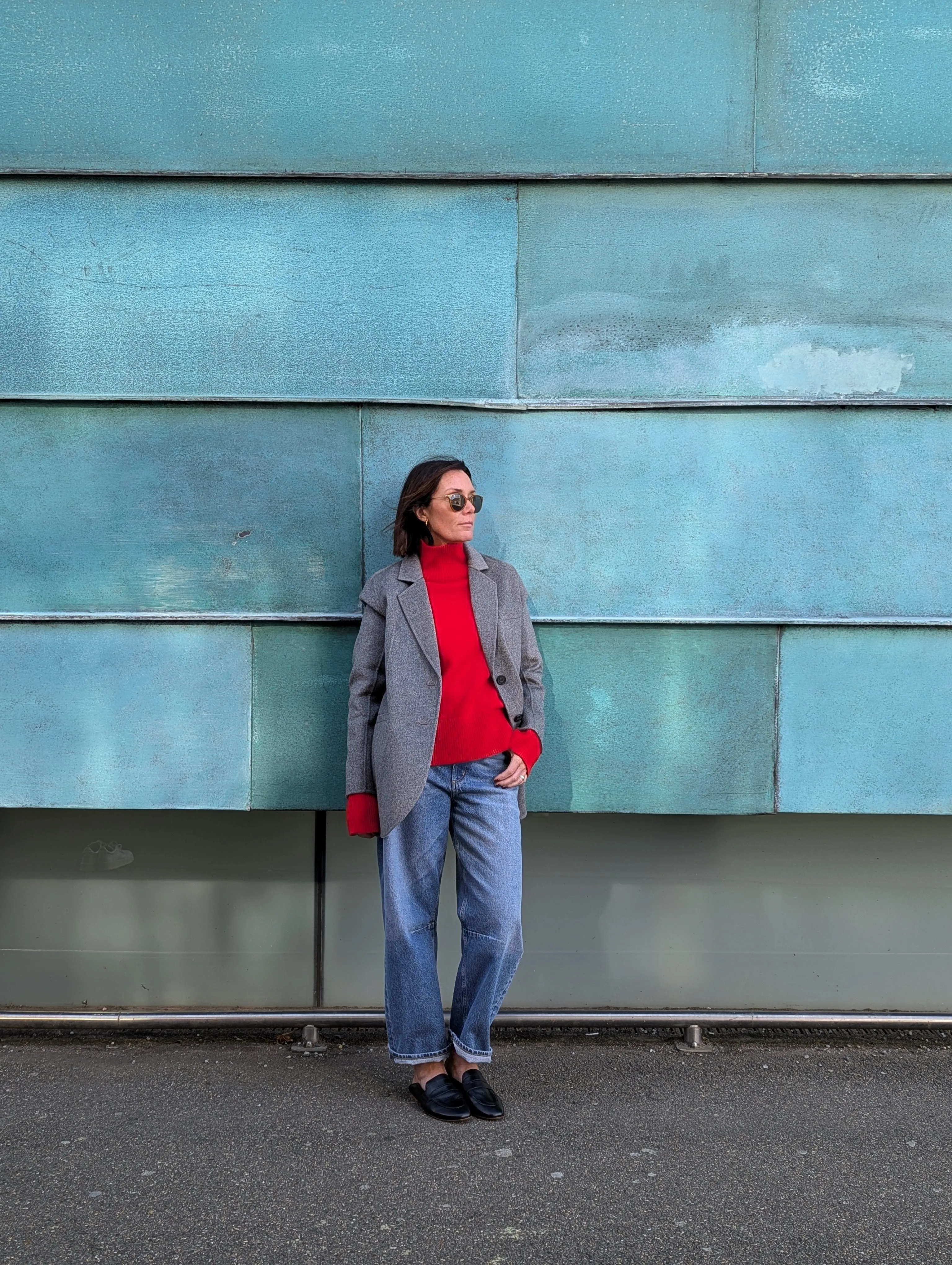 Marc Grey Wool-Blend Jacket