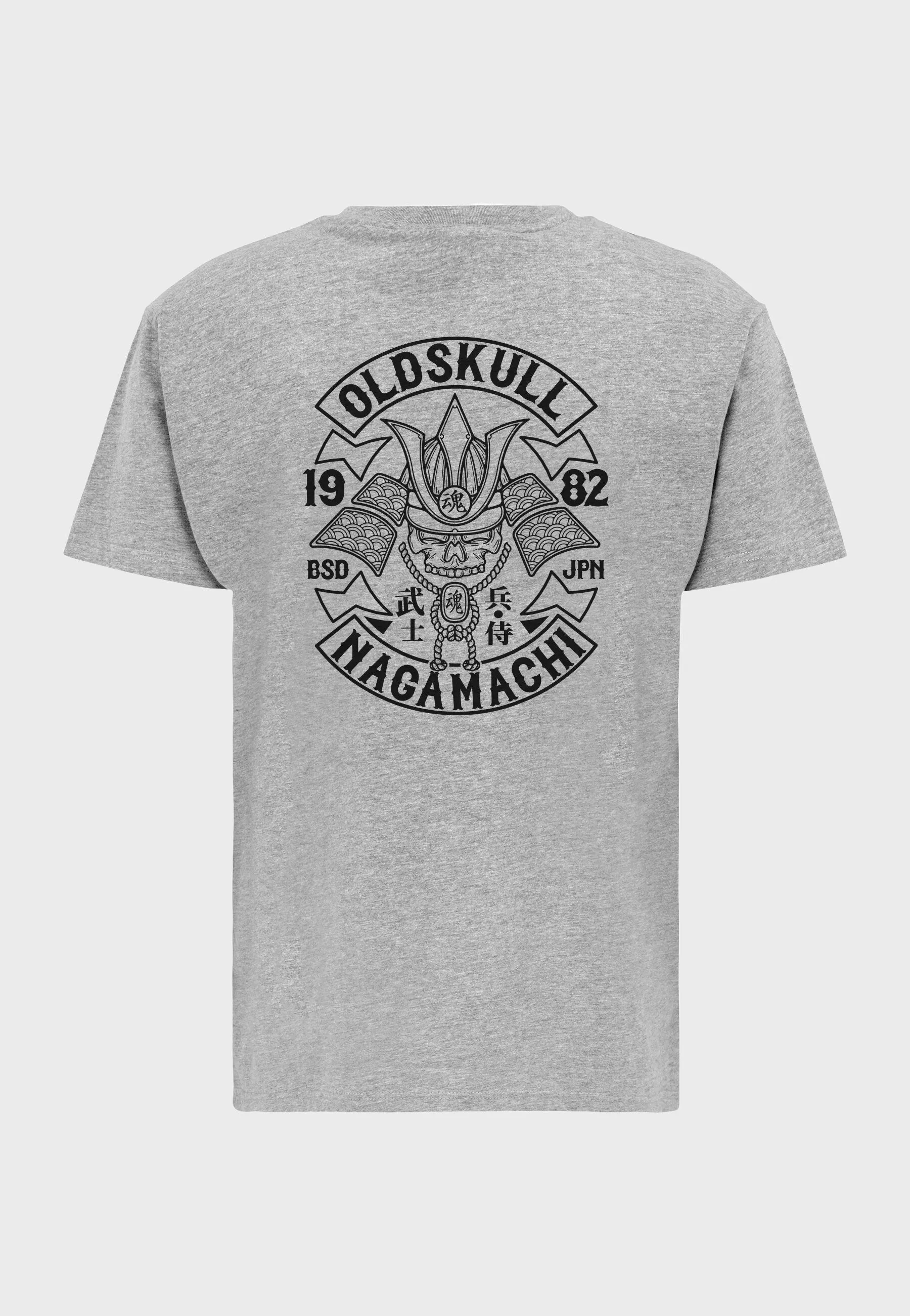 Nagamurai Backprint T-Shirt Heather Grey