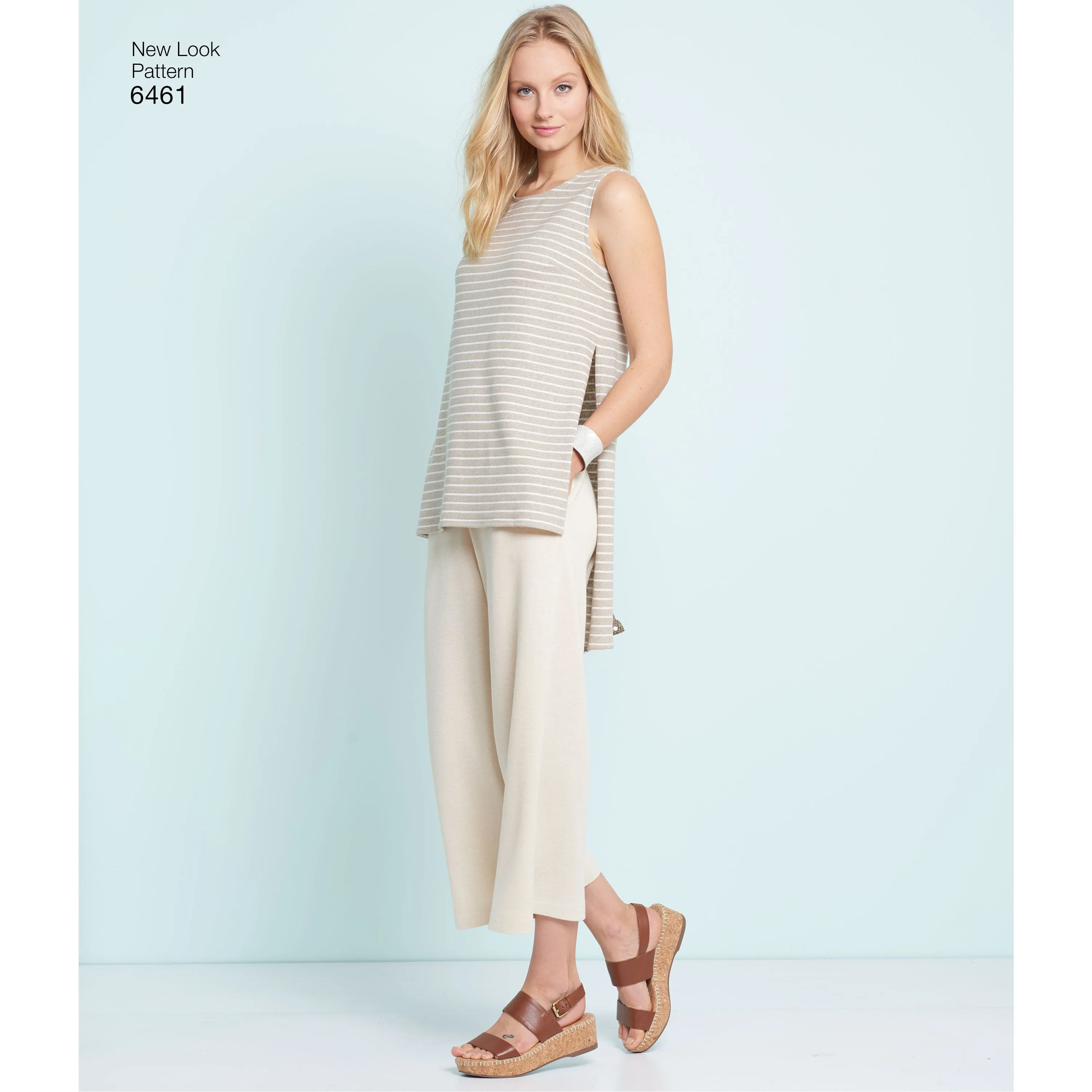 New Look Sewing Pattern 6461 - Misses' Dress, Tunic, Top and Cropped Pants