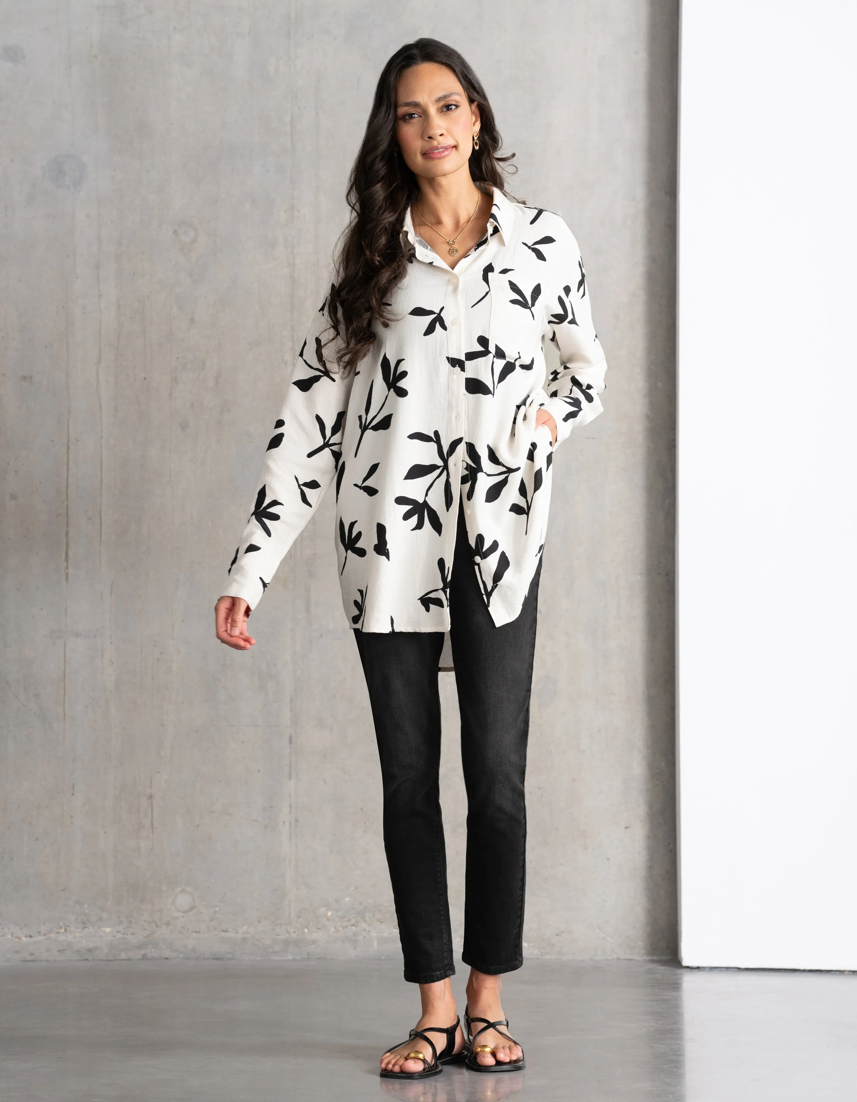 Organic Black Post-Maternity Shaping Jeans