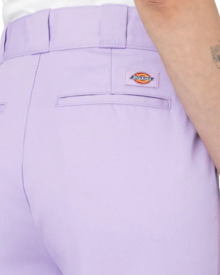 Phoenix Cropped Trousers in Purple Rose