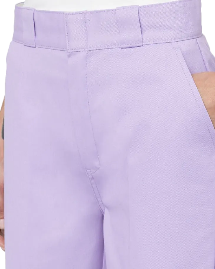 Phoenix Cropped Trousers in Purple Rose