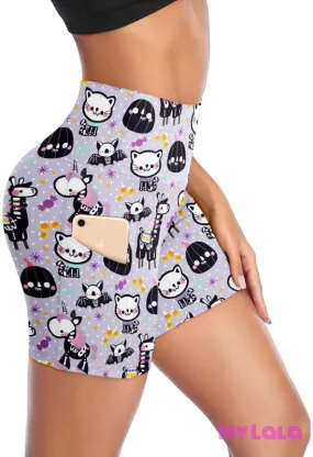 Pocketed Gym Shorts OS (Deadly Unicorn)