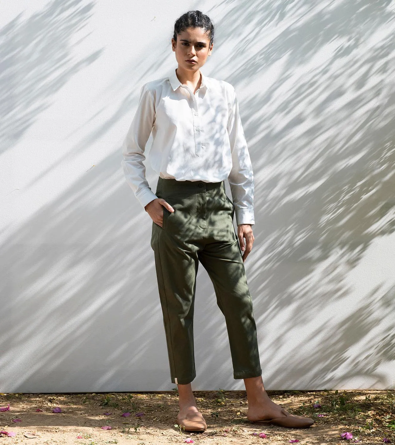 Sycamore Cropped Trousers